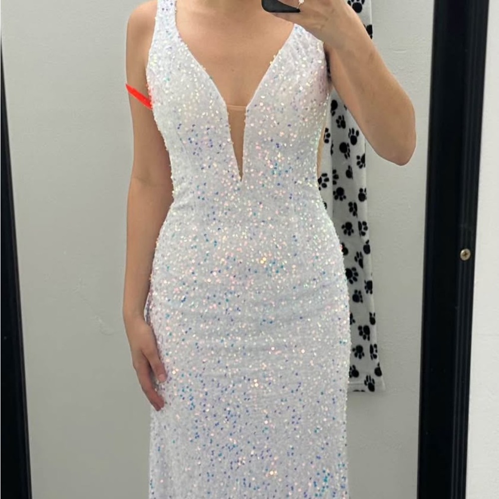 Sequin Reception Dress